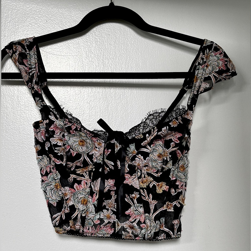 Victoria’s Secret Floral Bustier (32D)